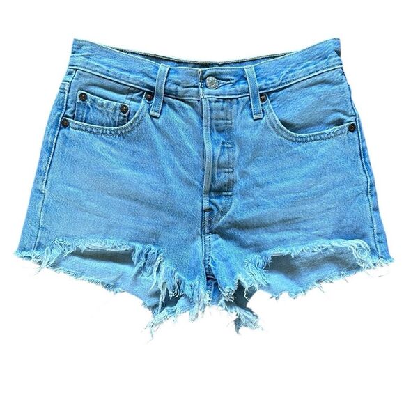 Levi’s Premium 501 Button Fly Jean Shorts - Picture 1 of 6